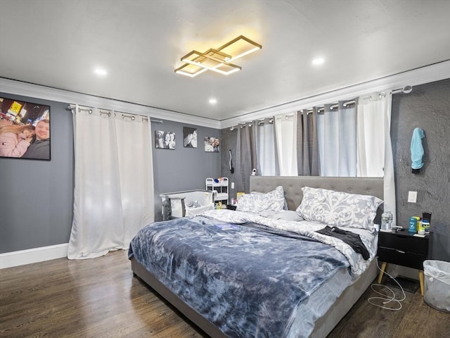 22 2nd Ave, Leominster, MA 01453 - bedroom featuring wood finished floors, crown molding, baseboards, and recessed lighting