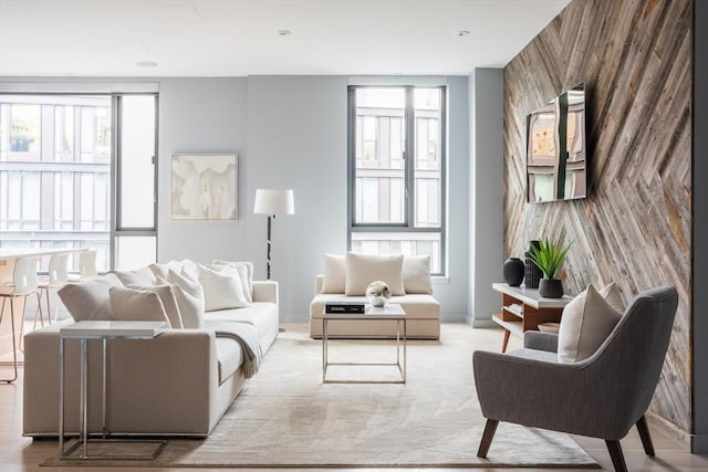 living room with a wealth of natural light