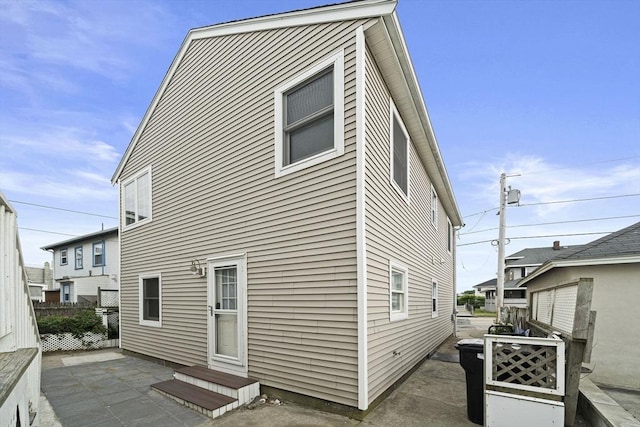 rear view of property with a patio area