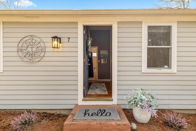 view of property entrance