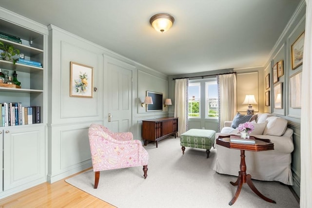 35 Ocean Ave Unit 3, Salem, MA 01970 - living room featuring a decorative wall and crown molding