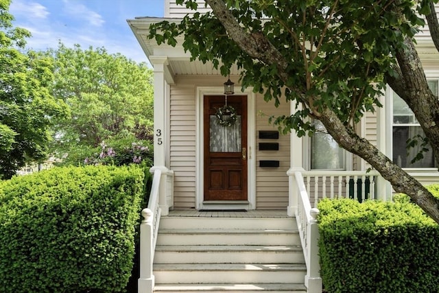 35 Ocean Ave Unit 3, Salem, MA 01970 - view of exterior entry with a porch