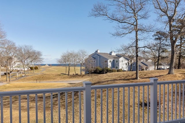 11 Fairway Dr Unit Oceanview, Plymouth, MA 02360 - view of yard featuring fence and a residential view