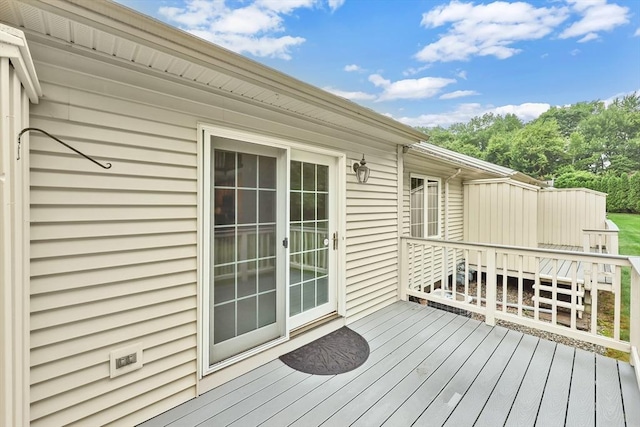 84 Pine Grove Dr Unit 84, South Hadley, MA 01075 - view of wooden deck