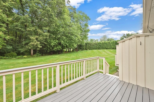 84 Pine Grove Dr Unit 84, South Hadley, MA 01075 - wooden terrace with a lawn