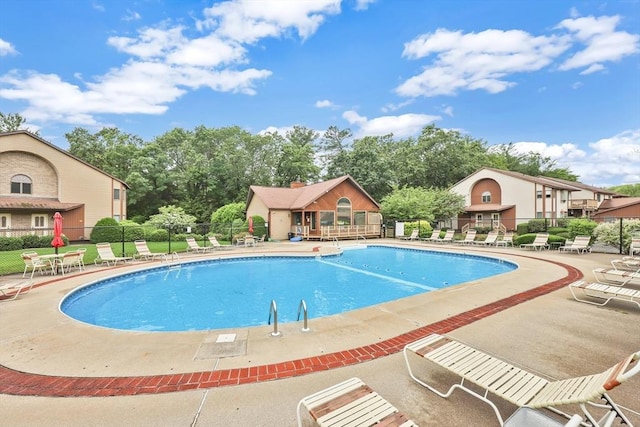 84 Pine Grove Dr Unit 84, South Hadley, MA 01075 - community pool with a patio area