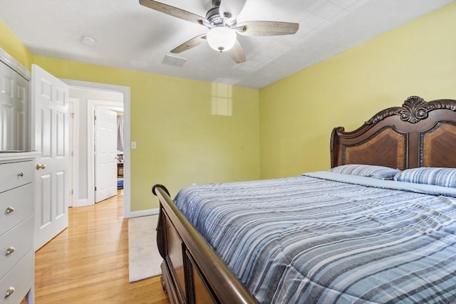 14 Harbor Light Rd, Leominster, MA 01453 - bedroom featuring light wood-style flooring and a ceiling fan