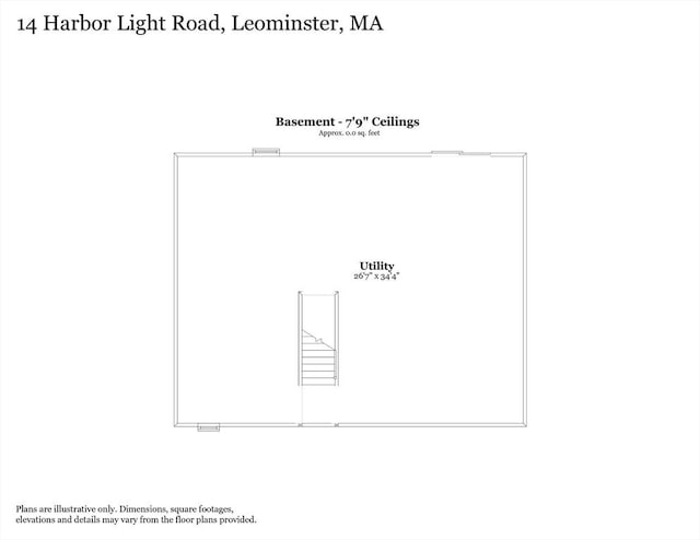 14 Harbor Light Rd, Leominster, MA 01453 - view of floor plan / room layout