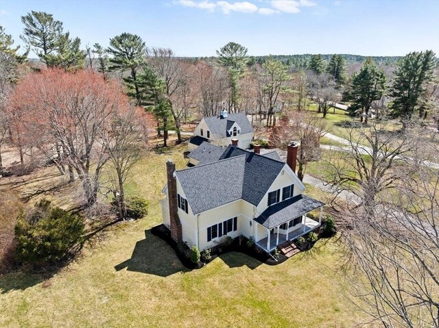 drone / aerial view