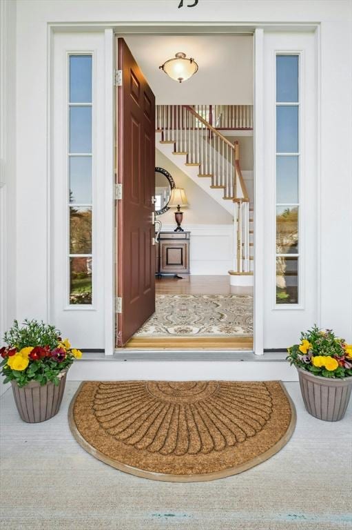 view of entrance to property