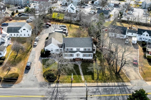 aerial view featuring a residential view