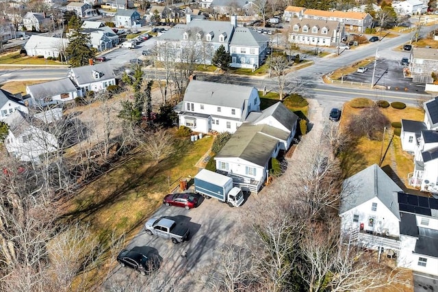 aerial view featuring a residential view