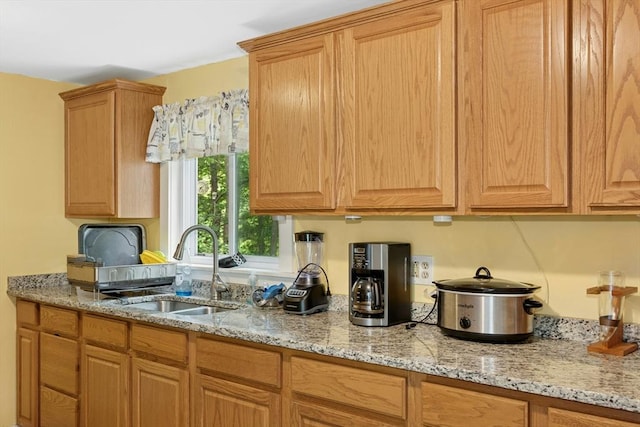 8 Stones Corner Rd, Berlin, MA 01503 - kitchen with a sink and light stone countertops