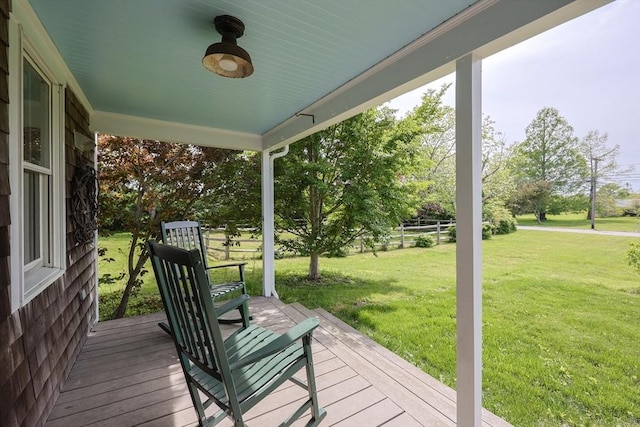 460 W Main Rd, Little Compton, RI 02837 - wooden deck featuring a yard