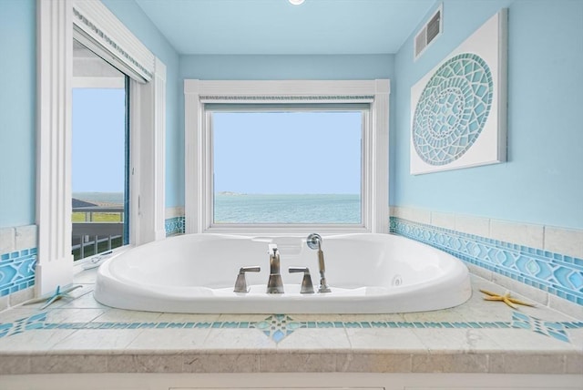 75 Point Allerton Ave, Hull, MA 02045 - bathroom with a tub with jets