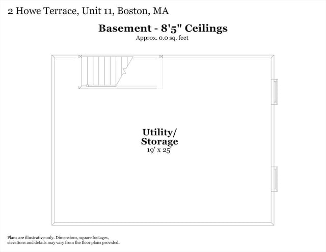2 Howe Ter Unit 11, Boston, MA 02125 - floor plan / room layout