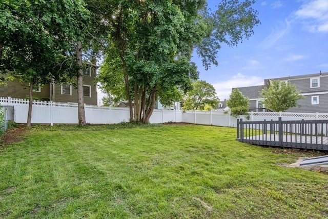 28 Saltonstall Rd, North Andover, MA 01845 - view of yard featuring a deck