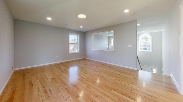 3 Mulligan Unit 3, Kingston, NH 03848 - spare room with light wood finished floors, recessed lighting, and a smoke detector