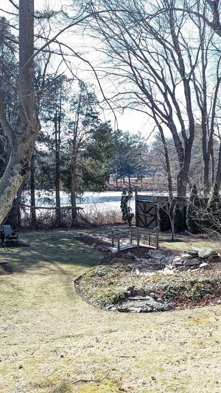 view of home's community featuring a yard