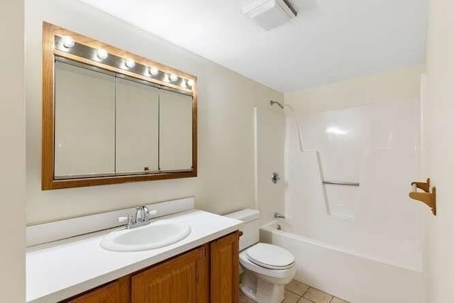 196 Locust Unit 2-508, Lynn, MA 01904 - bathroom with vanity, shower / tub combination, and tile patterned floors