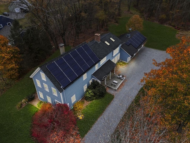 drone / aerial view