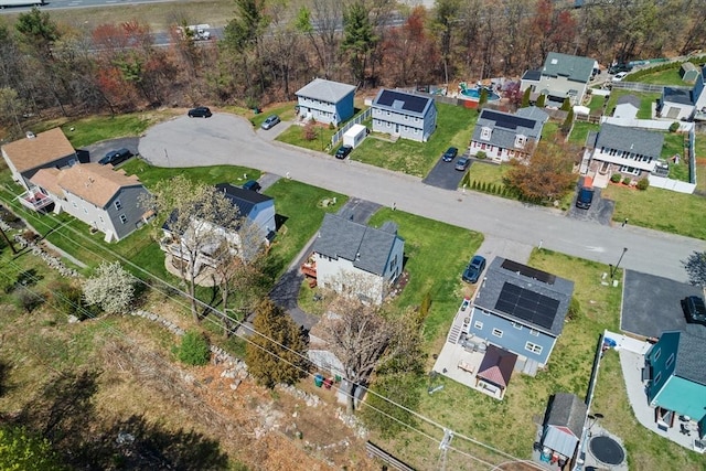 drone / aerial view featuring a residential view