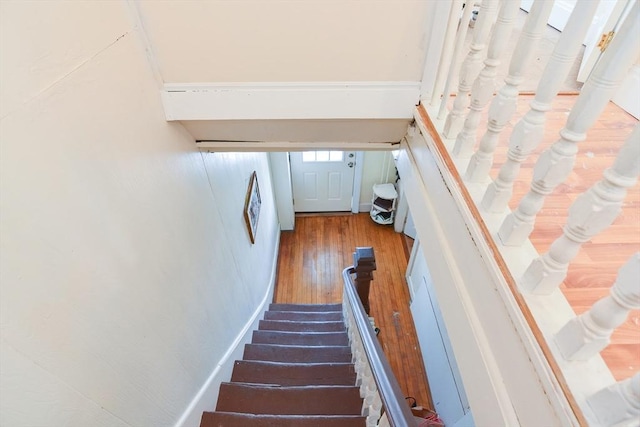 51 Garfield Ave, Revere, MA 02151 - staircase with wood finished floors