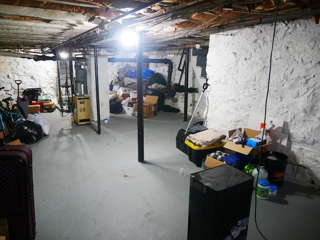 25 Dana St, Lowell, MA 01850 - view of unfinished basement