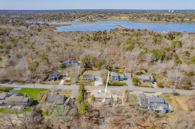 287 Cedar St, Chatham, MA 02633 - aerial view of residential area with a nearby body of water