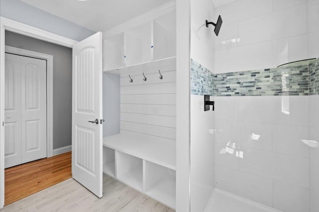 312 Old Westport, Dartmouth, MA 02747 - mudroom featuring light wood finished floors