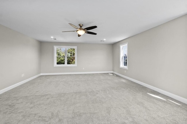 312 Old Westport, Dartmouth, MA 02747 - unfurnished room featuring baseboards, a ceiling fan, and carpet flooring