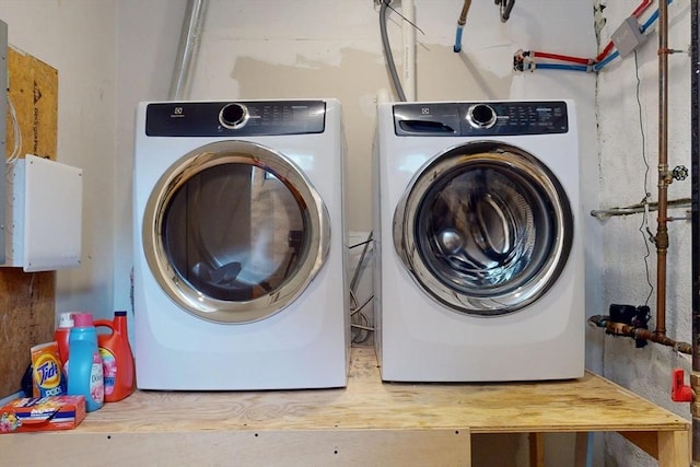 10 Bradbury St Unit 10, Boston, MA 02134 - laundry area featuring washer and clothes dryer