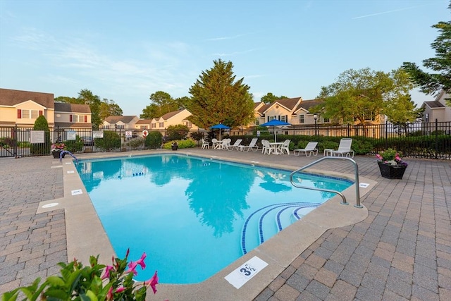 170 Beach Rd Unit 41, Salisbury, MA 01952 - community pool featuring a patio area and a residential view