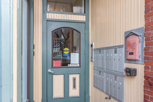view of exterior entry