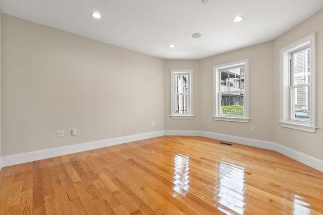 20 Winfield St Unit 1, Boston, MA 02127 - empty room featuring light wood-type flooring and recessed lighting