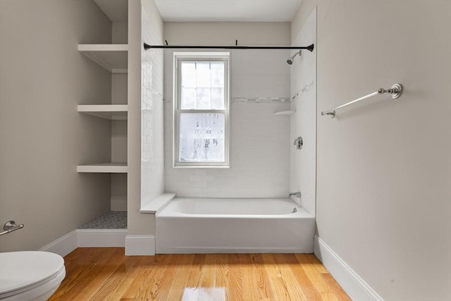 20 Winfield St Unit 1, Boston, MA 02127 - full bath with wood finished floors and shower / tub combination