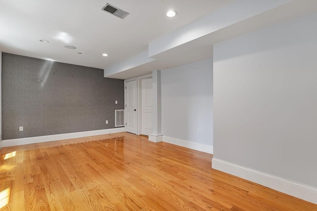 20 Winfield St Unit 1, Boston, MA 02127 - spare room with light wood finished floors and recessed lighting