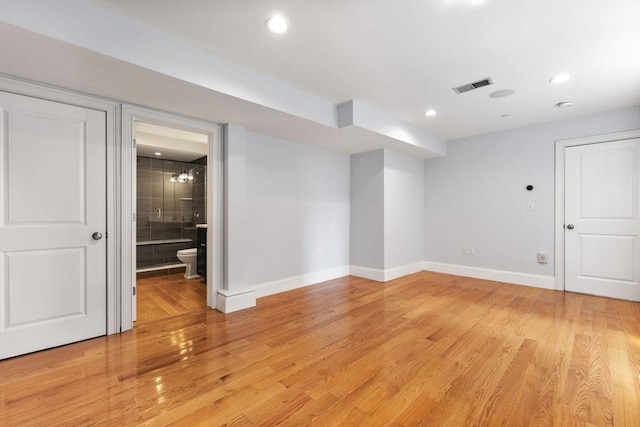 20 Winfield St Unit 1, Boston, MA 02127 - empty room featuring light wood-style floors and recessed lighting