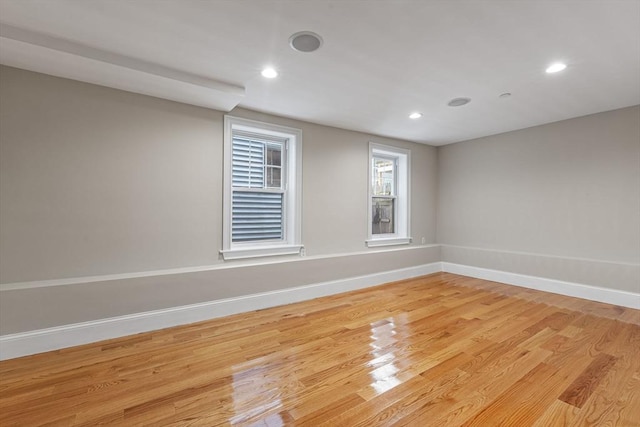 20 Winfield St Unit 1, Boston, MA 02127 - unfurnished room with wood finished floors and recessed lighting