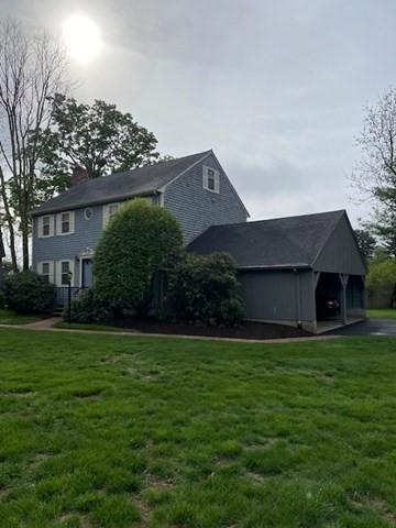 19 Camelot Ct Unit 19, Stoughton, MA 02072 - view of side of home with a yard and a chimney