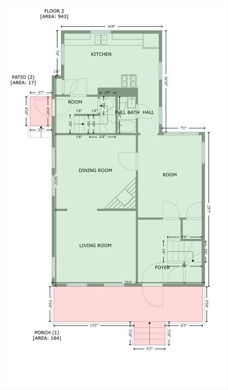 91 Tudor St, Chelsea, MA 02150 - floor plan / room layout