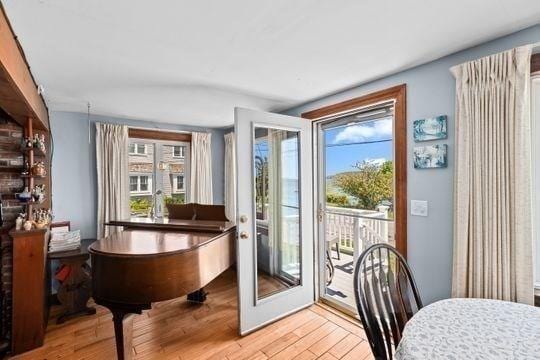 45 Rocky Nook Ave, Kingston, MA 02364 - entryway with healthy amount of natural light and light wood-type flooring