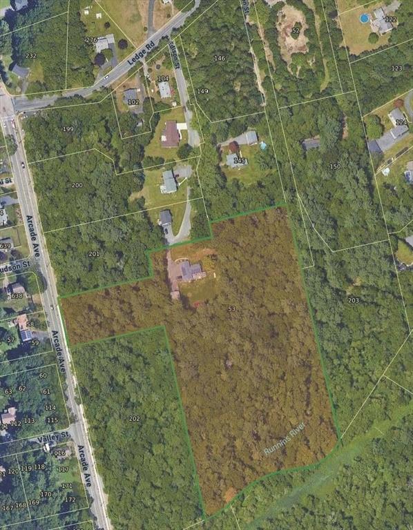 357 Ledge Rd, Seekonk, MA 02771 - aerial map of property and surrounding area