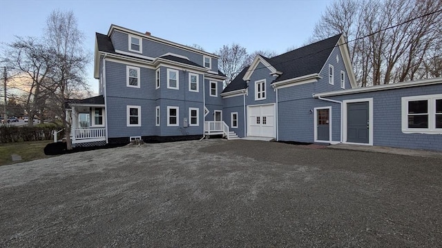 view of rear view of house