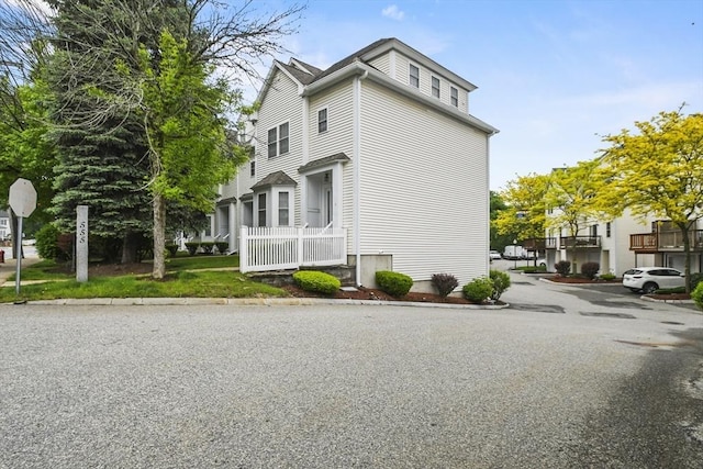 view of side of property