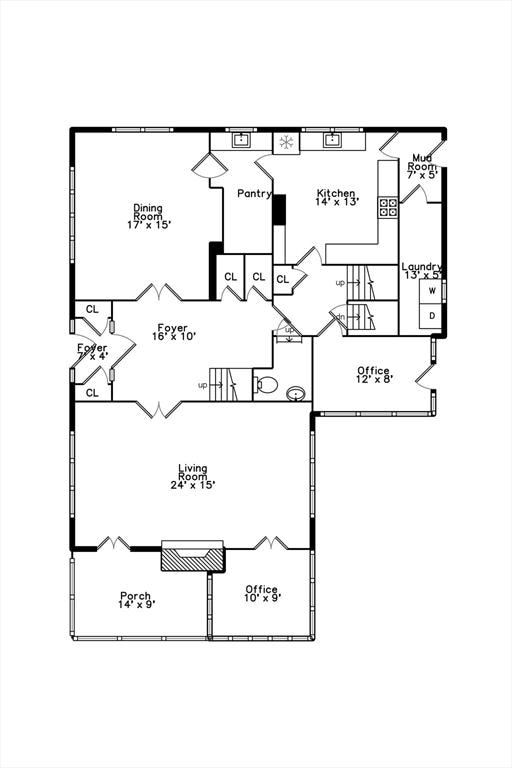 92 Dean Rd, Brookline, MA 02445 - floor plan / room layout