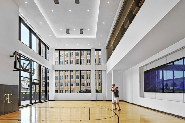 view of sport court with a healthy amount of sunlight