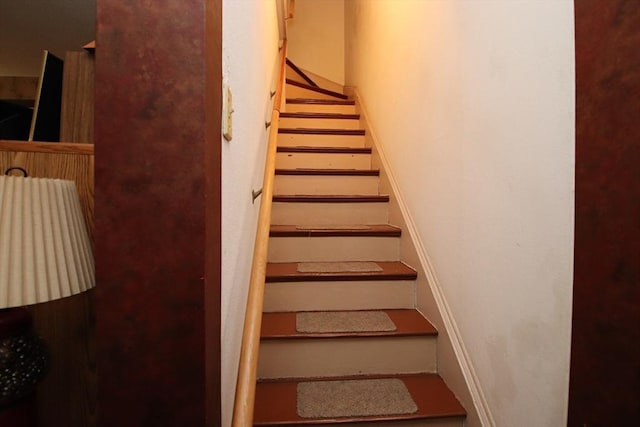 view of stairs