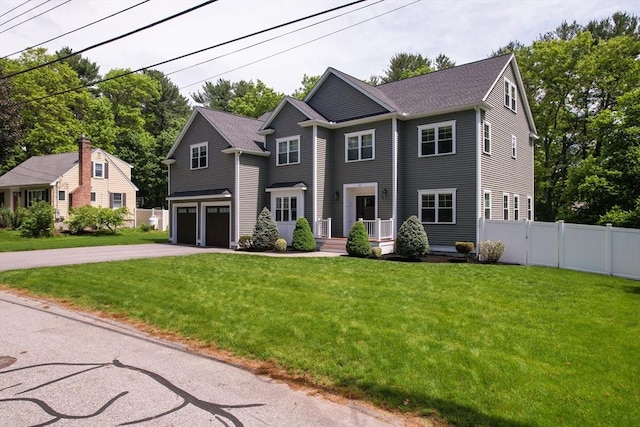11 Liberty Ave, Burlington, MA 01803 - view of front of house featuring an attached garage, driveway, and cooling unit