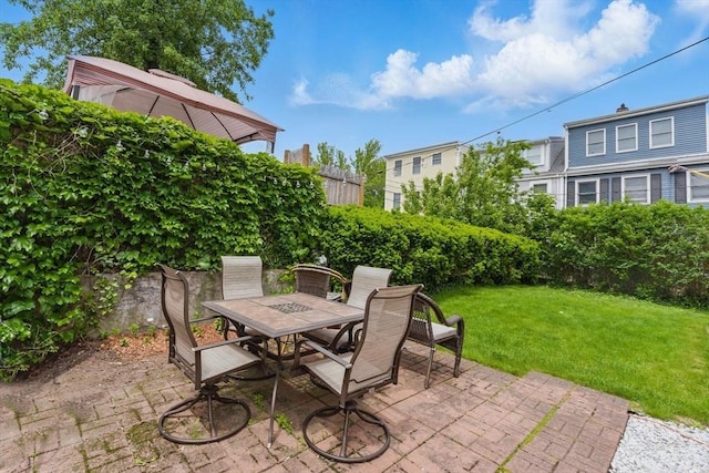 40 Chappie St Unit 1, Boston, MA 02129 - view of patio / terrace featuring outdoor dining area
